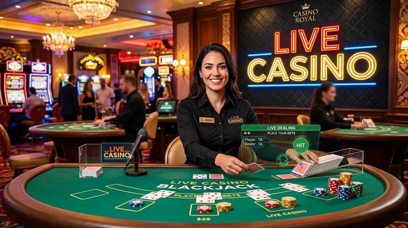 Spela live hos Epic casino